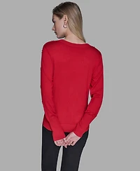 Karl Lagerfeld Paris Women's Crewneck Sweater