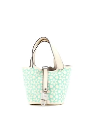 Pre-Owned Hermes Micro Picotin Lock Bag Lucky Daisy Printed Swift