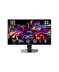 Msi Mag 321UP Qd-oled 31.5" 16:9 4K Ultra Hd 165Hz Gaming Monitor, Metallic Black