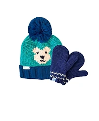 Bits & Bows Boys Teddy Bear Bobble Hat