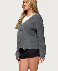 Edikted Women's Shiraz Oversized Knit Cardigan