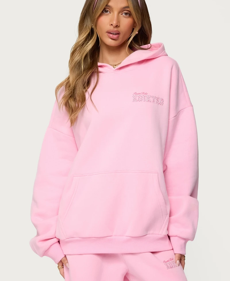 Edikted Women's Pastel Edit Oversized Hoodie