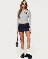 Edikted Women's La Girl Long Sleeve T Shirt