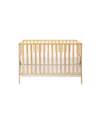 Forest'nSky 3-in-1 Convertible Island Crib Natural, Solid Wood Frame