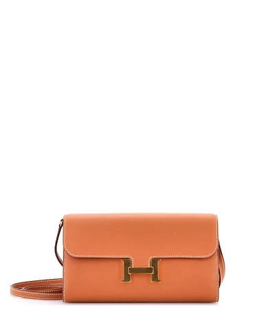 Pre-Owned Hermes Constance To Go Wallet Evercolor