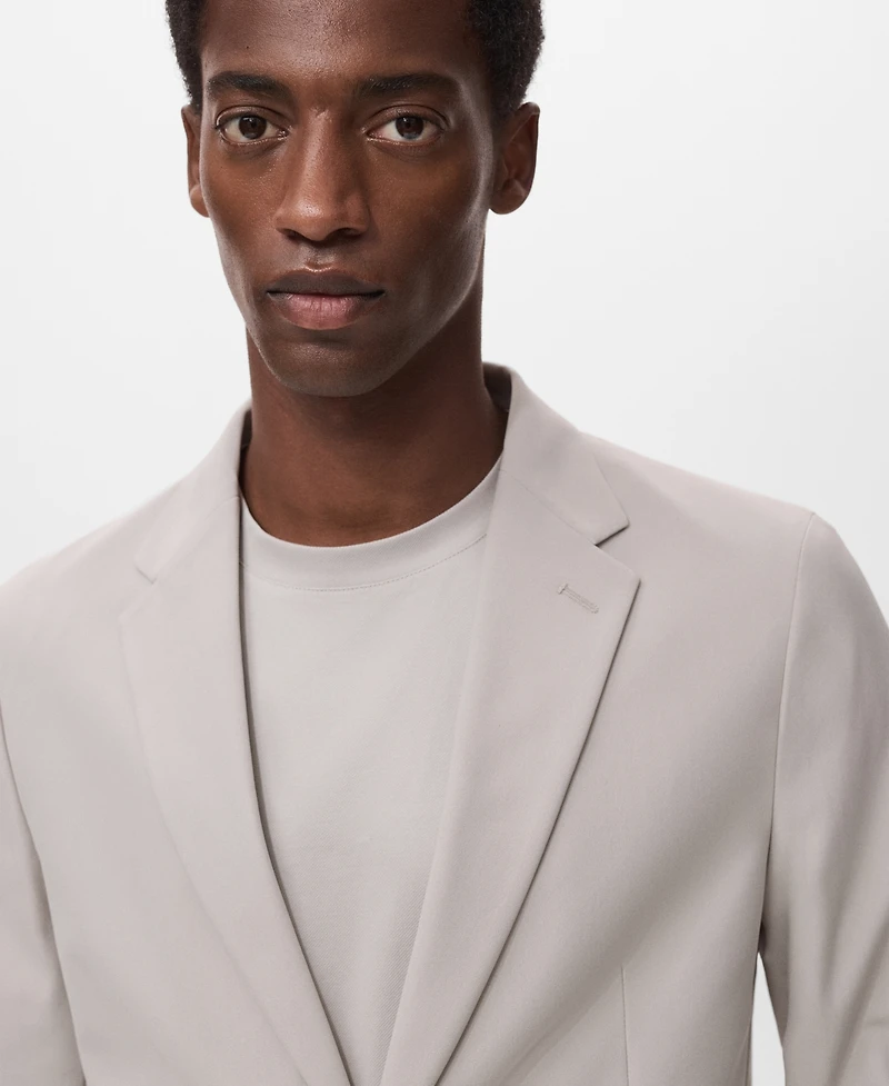 Mango Men's Zurich Slim Fit Thermolite Suit Jacket