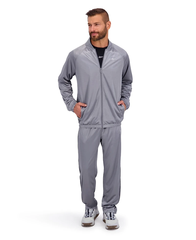 Reebok Men's Dazzle Raglan Sleeve Bomber Jacket