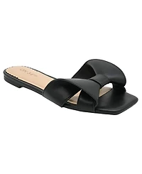 On 34th Women's Pearlaa Square Toe Flat Sandals, Macy's Exclusive