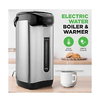 NutriChef 5L Electric Water Boiler & Warmer with Quick Heating and 3 Dispensing Options (PKWK63)