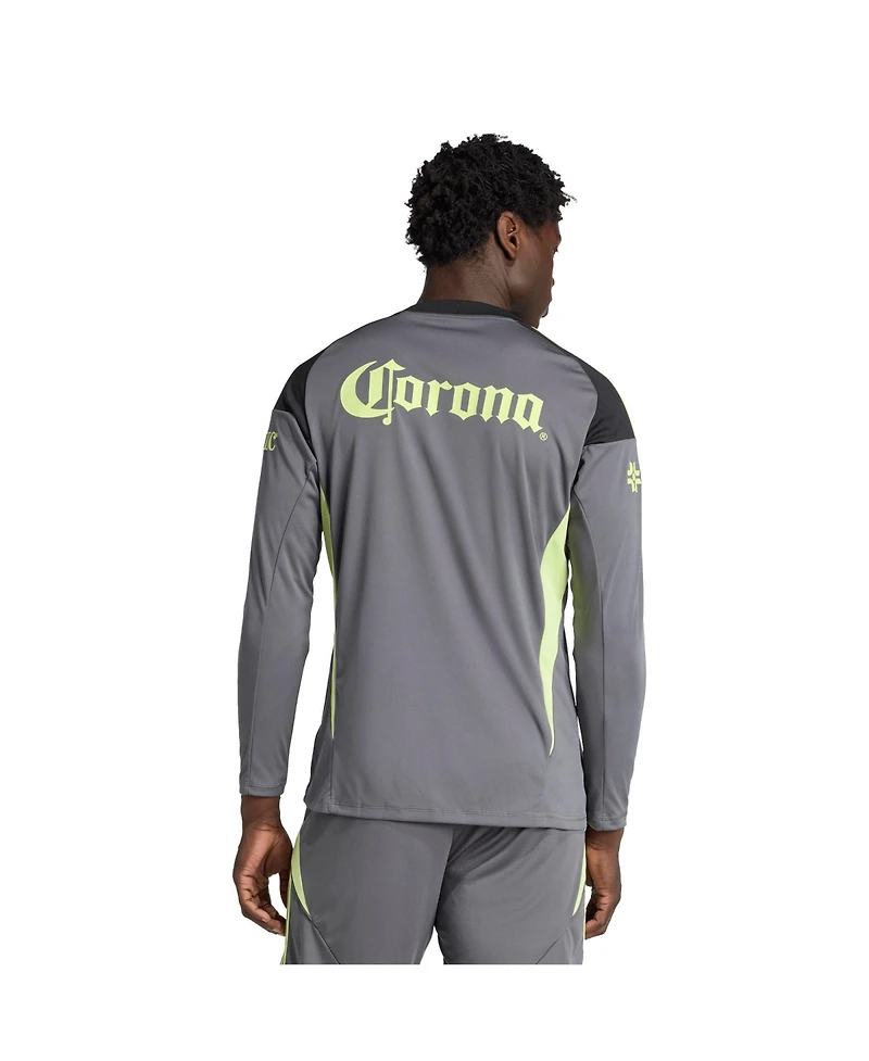 Adidas Men's Gray Club America 2025/26 Long Sleeve Goalkeeper Jersey