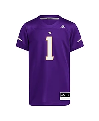 Adidas Big Boys and Girls 1 Purple Washington Huskies Replica Jersey