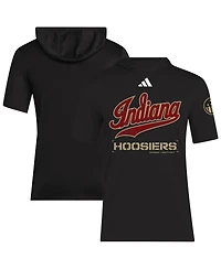 Adidas Men's Black Indiana Hoosiers 2025 Military Appreciation Aeroready T-Shirt