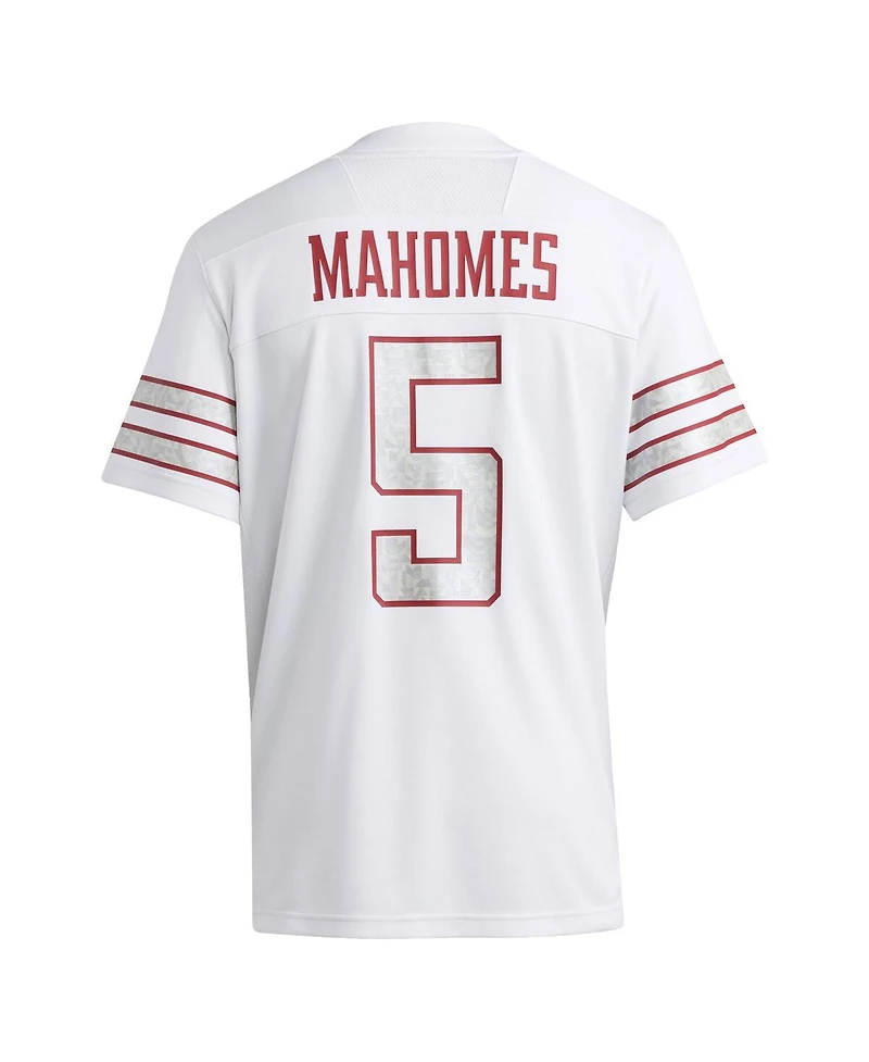 Adidas x Mahomes Men's White Texas Tech Red Raiders Premier Strategy Jersey