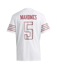 Adidas x Mahomes Men's White Texas Tech Red Raiders Premier Strategy Jersey