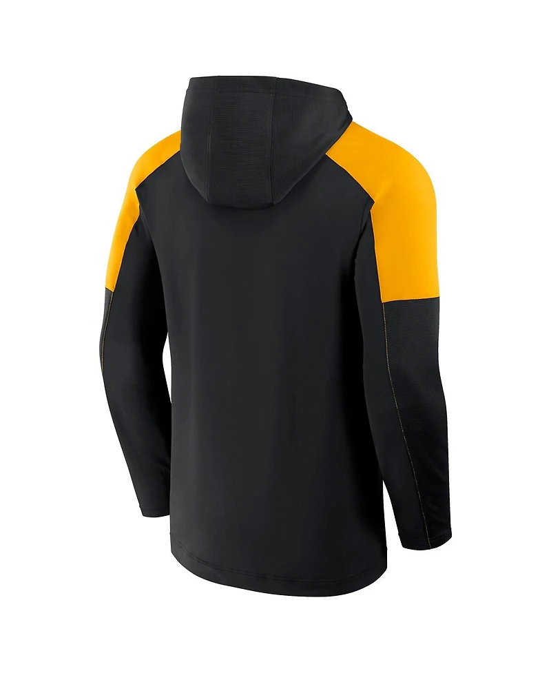 Fanatics Men's Black Pittsburgh Penguins Meta Game Transitional Pullover Hoodie