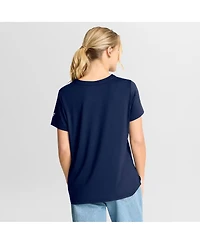 Fanatics Women's Navy New York Rangers Authentic Pro Rink Tech T-Shirt