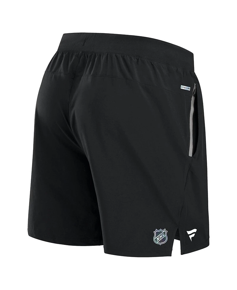 Fanatics Men's Black Los Angeles Kings Authentic Pro Rink Performance Shorts