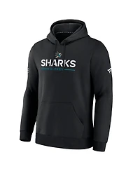 Fanatics Men's Black San Jose Sharks Authentic Pro Primary Hoodie