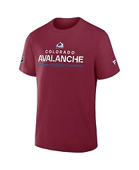 Fanatics Men's Burgundy Colorado Avalanche Authentic Pro Primary T-Shirt