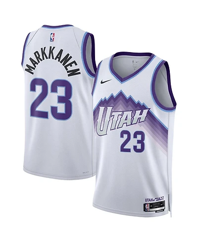 Nike Men's and Women's Lauri Markkanen White Utah Jazz Swingman Jersey - Association Edition