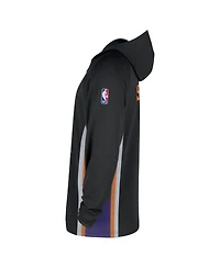 Nike Men's Black Phoenix Suns Authentic On Court Zone Quarter-Zip Dri-fit Hoodie Jacket