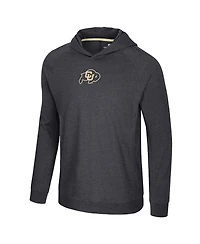 Colosseum Men's Black Colorado Buffaloes Back in Business Long Sleeve Raglan T-Shirt