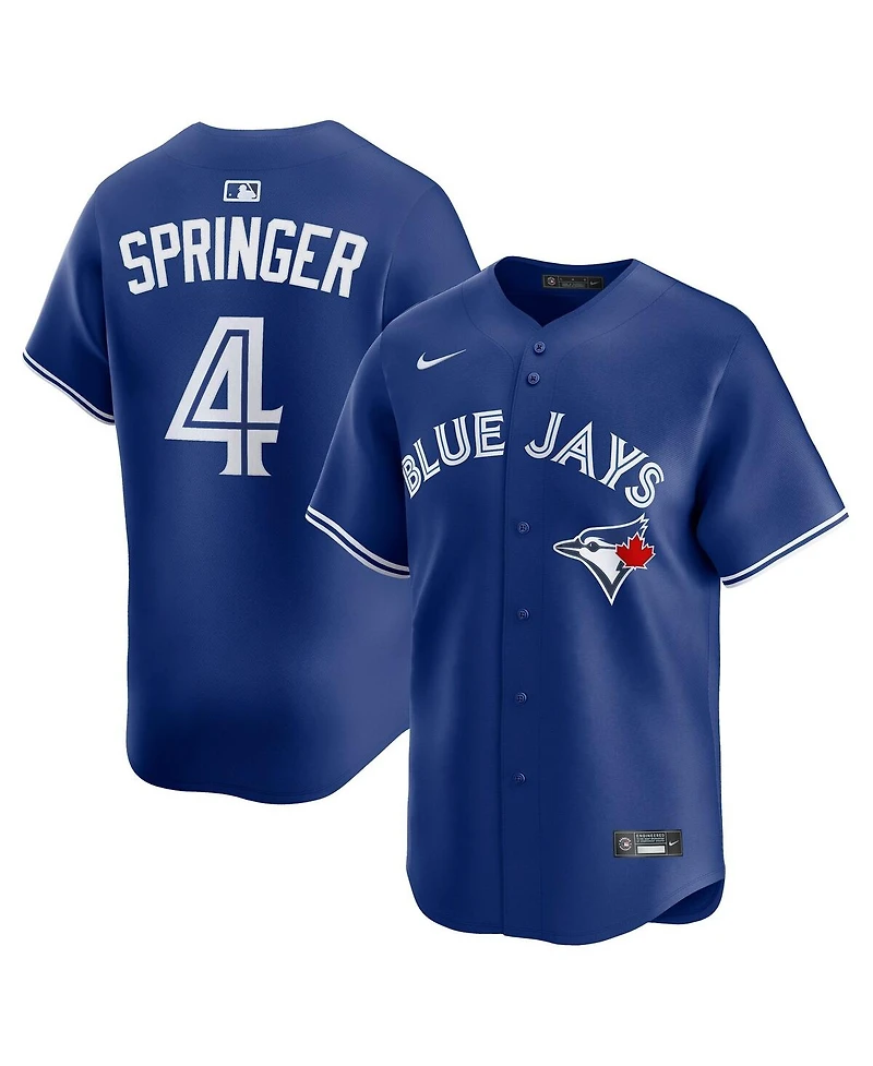 Nike Men's George Springer Royal Toronto Blue Jays Alternate 2 Limited Jersey