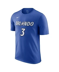 Nike Men's Desmond Bane Blue Orlando Magic Icon Edition Name Number T-Shirt