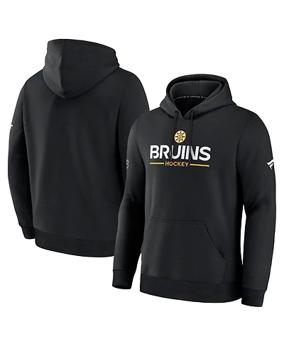 Fanatics Men's Black Boston Bruins Authentic Pro Primary Hoodie