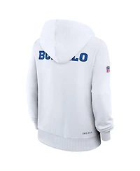 Nike Women's White Buffalo Bills 2025 Rivalries Collection Standard Issue Sideline Dri-fit Hoodie