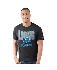Starter Men's Heather Black Detroit Lions Prime Time T-Shirt