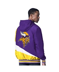 G-iii Sports by Carl Banks Men's Purple/Charcoal Minnesota Vikings Dual Threat Reversable Full-Zip Jacket