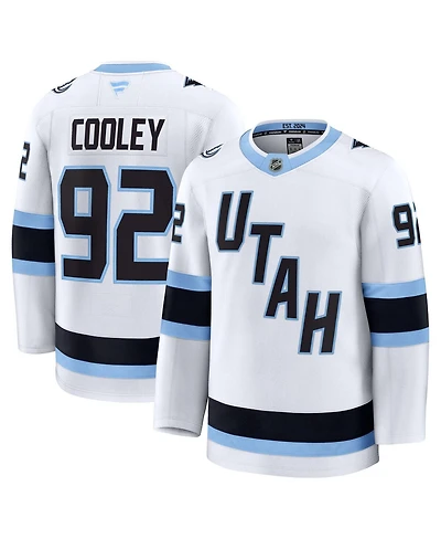 Fanatics Men's Logan Cooley White Utah Mammoth Away Premium Player Jersey