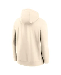 Nike Men's Cream North Carolina Tar Heels Campus Shadow Hoodie
