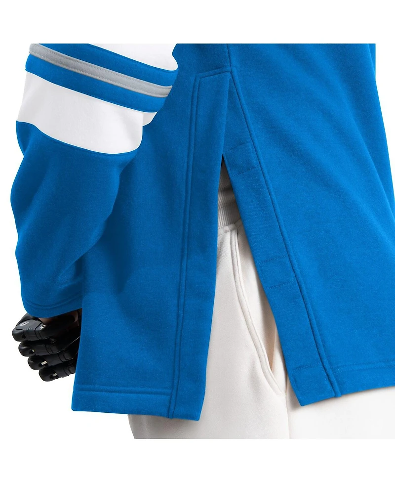 G-iii Sports by Carl Banks Men's Blue Detroit Lions Adaptive Lord Stanley Crewneck Sweatshirt