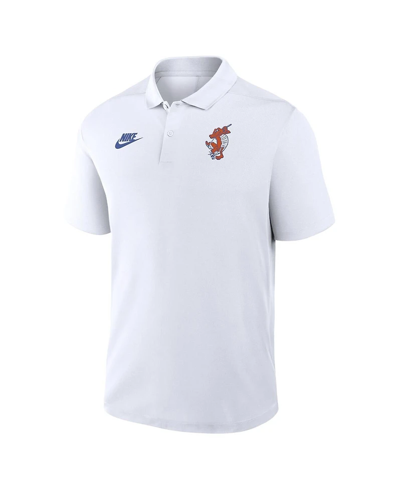 Nike Men's White Florida Gators Swinging Gator Franchise Polo Shirt