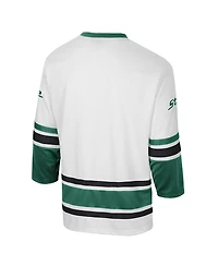 Colosseum Men's Cream Michigan State Spartans Puck Proud Fashion Hockey Jersey