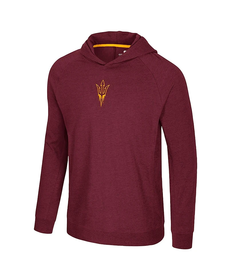 Colosseum Men's Maroon Arizona State Sun Devils Back in Business Long Sleeve Raglan T-Shirt