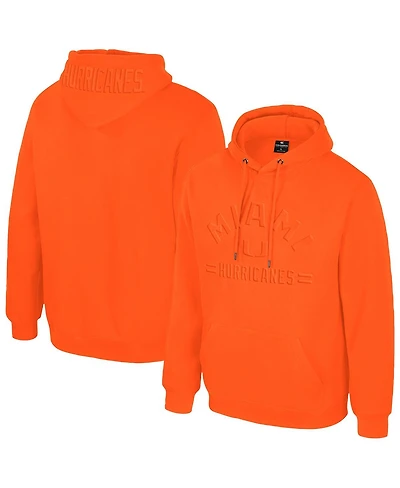 Colosseum Men's Orange Miami Hurricanes New Member Hoodie