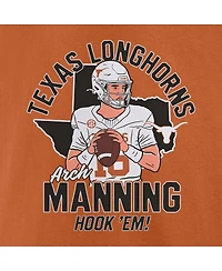 Fanatics Men's Arch Manning Texas Orange Longhorns Name Number T-Shirt