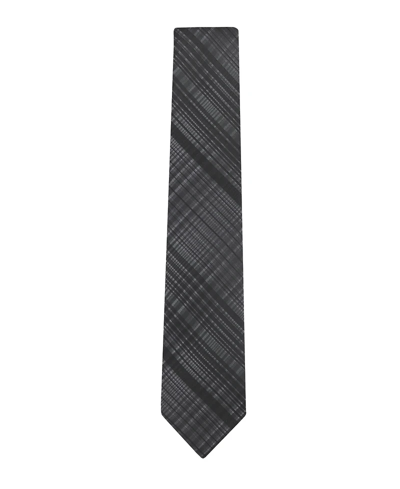 Calvin Klein Men's Kalie Ombre Plaid Tie