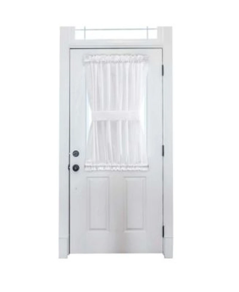 Ellis Stacey 1.5 X22 Rod Pocket High Quality Fabric Solid Color Door Panel 41 X22x72 X22 White