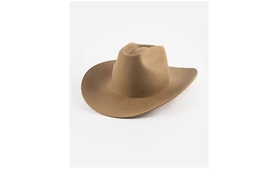 Lane Brick Top - Unique Western Hat with Hand-Shaped Crown