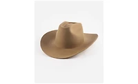 Lane Brick Top - Unique Western Hat with Hand-Shaped Crown