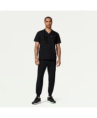 Jaanuu Men's Platt 3-Pocket Classic V-Neck Scrub Top