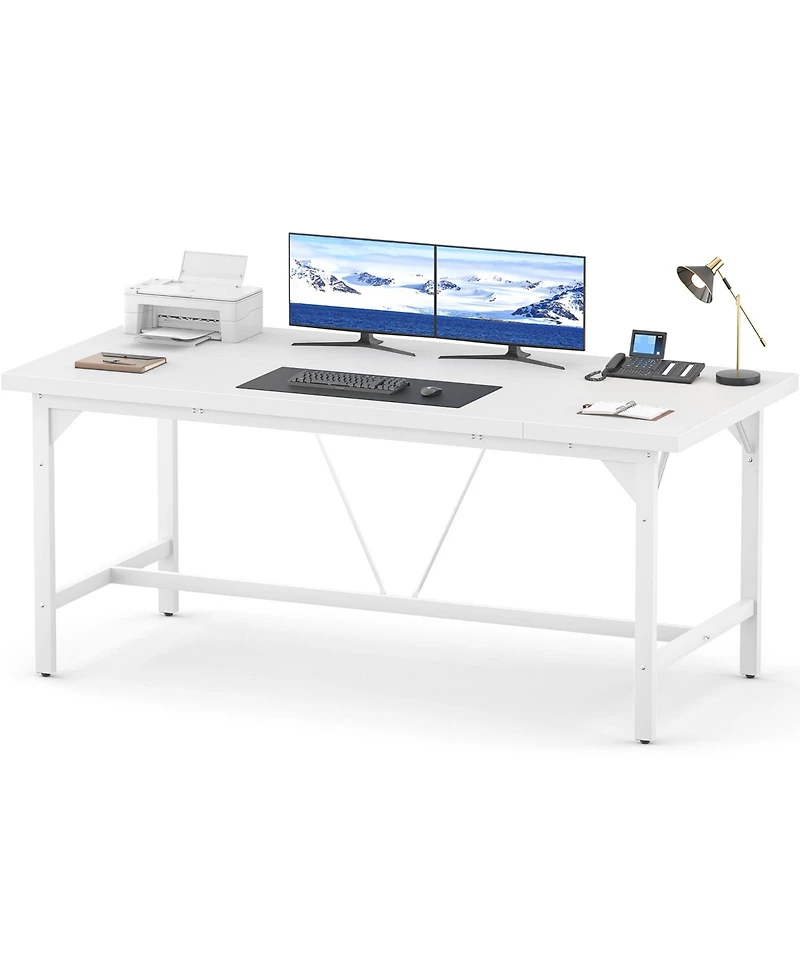 63 x 31.5 inches Computer Desk, Sturdy Large Office Premium 2 Person Long Desks