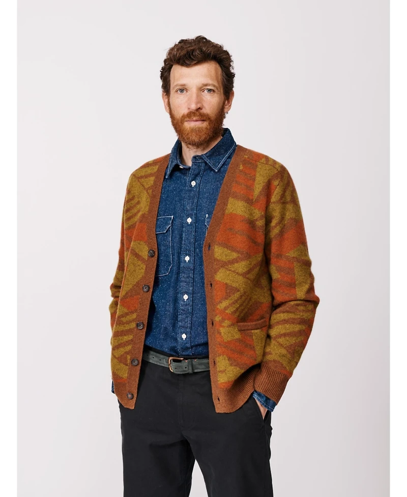 Aubin Men's Blake Wool Cardigan