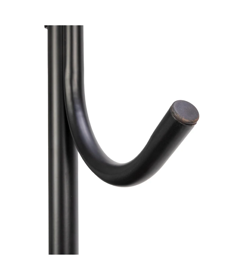 Household Essentials Hinge-It Clutterbuster Steel Valet Family Towel Bar, Silver