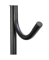 Household Essentials Hinge-It Clutterbuster Steel Valet Family Towel Bar, Silver