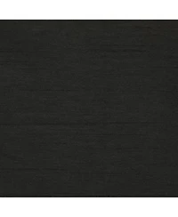 Thermaplus 100% Polyester Glacier Balance Temperature Solid Faux Silk Blackout Grommet Curtain Panel 52" x 84" Black